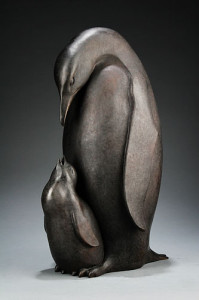 "Unconditional" a bronze piece by Lynn Swanson